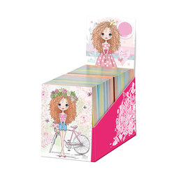 1111-0297 Shredding notepad 9x12cm Girls