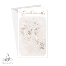 13-6151 Wedding greeting card CZ