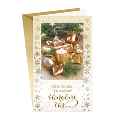 11-6452 Christmas greeting card CZ