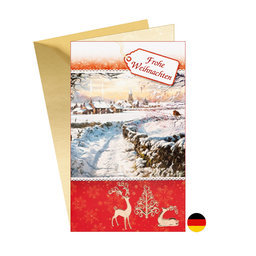 11-6210 Christmas greeting card DE