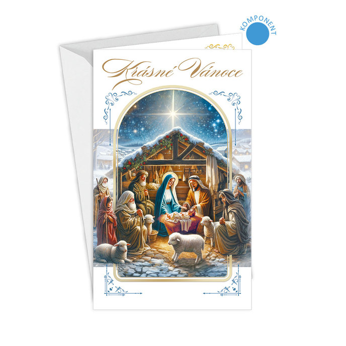 11-6527 Christmas greeting card CZ