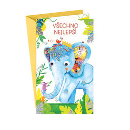 17-6038 Greeting card for children CZ