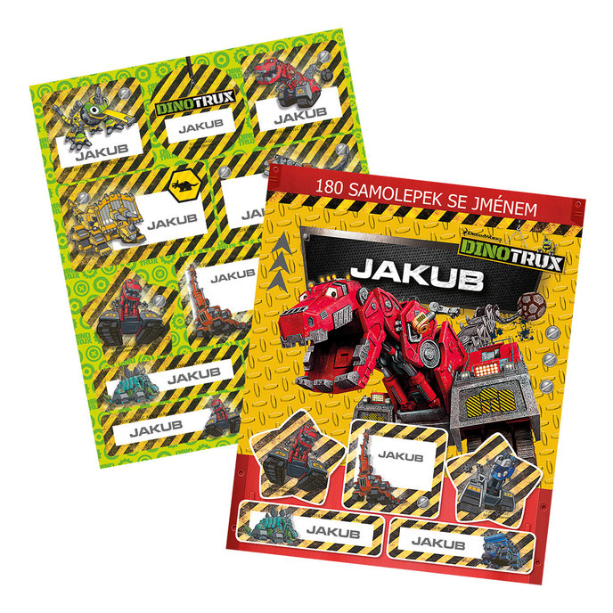 1115-0256-1 Trhací blok se samolepkami lic. - 15 listů, Jakub