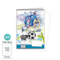 1591-0413 Sešit A5, 10 listů, TYP 512 GOAL TIME