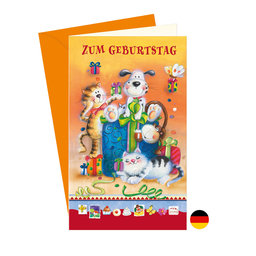 17-693 Greeting card for children DE