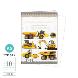 1591-0390 Sešit A5, 10 listů, TYP 512 LET’S BUILD