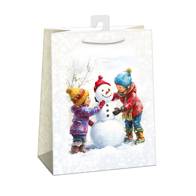 0883-0468 H Dárková taška vánoční MATNÁ