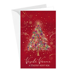 11-6487 Christmas greeting card CZ