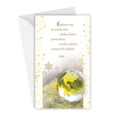 N-1-085 Christmas greeting card CZ