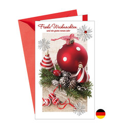 11-6187 Christmas greeting card DE