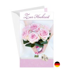 13-6071 Wedding greeting card DE