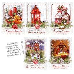 0611-0311c Christmas postcard CZ