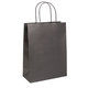7758-0006 Gift bag NATUR black