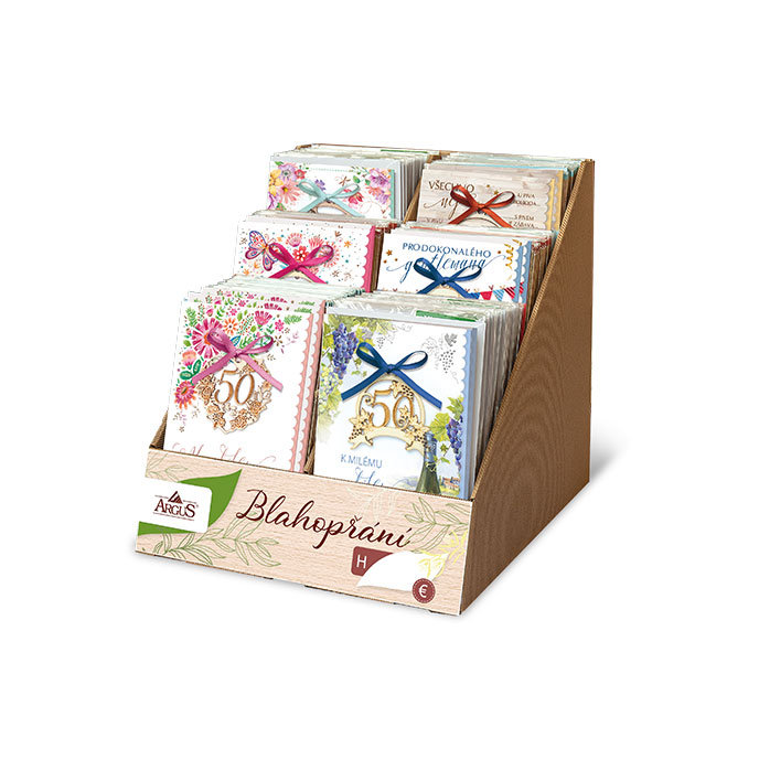 01B5-0008 Prodejní box CZ dřevěná ozdoba