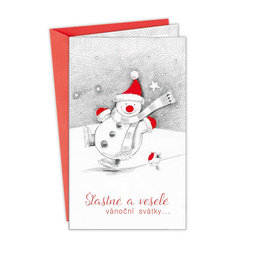 11-6273 Christmas greeting card CZ