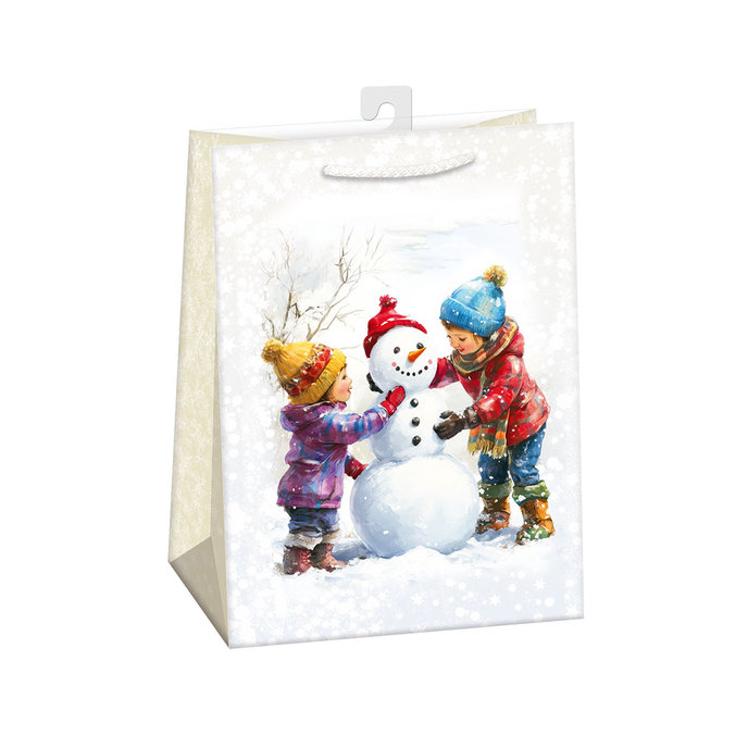 0853-0468 H Dárková taška vánoční MATNÁ