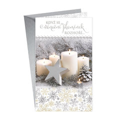 11-6396 Christmas greeting card CZ