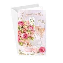 13-6152 Wedding greeting card CZ