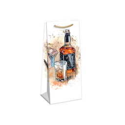 0777-0681 Gift bag for cognac SHINY