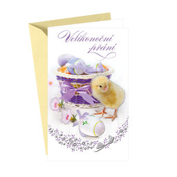 12-6016 Easter greeting card CZ