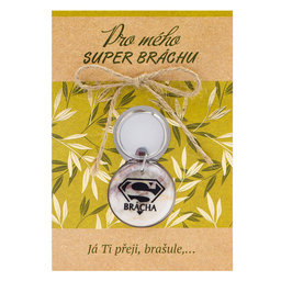 2322-0032 Greeting card with keyring