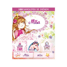 1114-0196 Tear-off block with stickers - 15 sheets, Míša