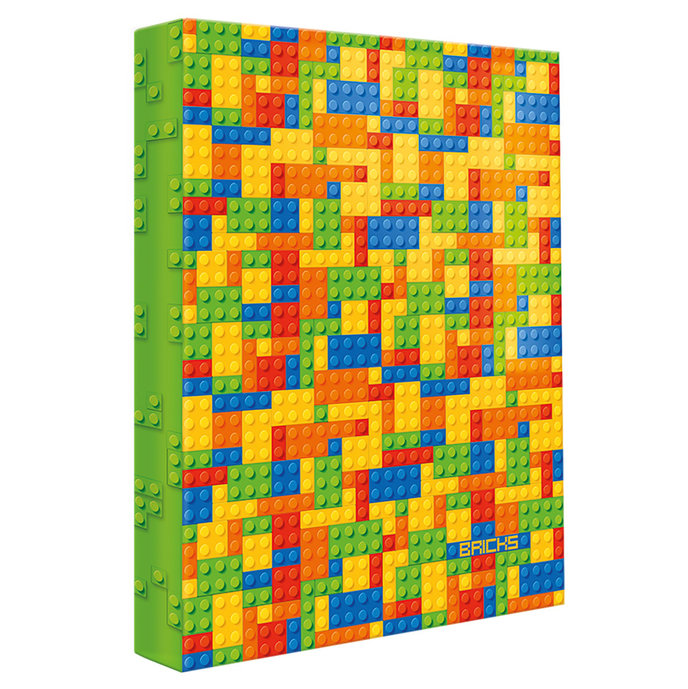 1611-0284 Pořadač 4-kroužkový A4 Colour bricks