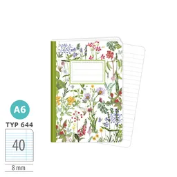 1598-0398 Sešit A6, 40 listů, TYP 644