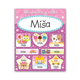 1114-0120 Tear-off block with stickers - 15 sheets, Míša