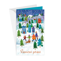 11-6475 Christmas greeting card CZ