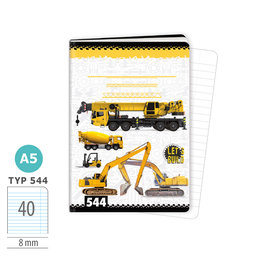 1592-0390 Sešit A5, 40 listů, TYP 544 LET’S BUILD