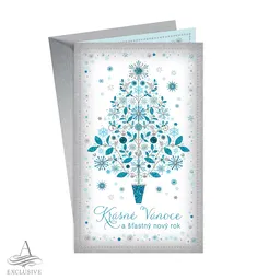 11-6485 Christmas greeting card CZ