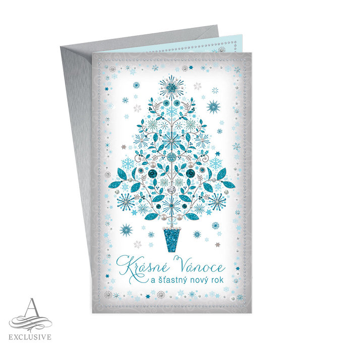 11-6485 Christmas greeting card CZ
