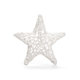 2361-1001 Vánoční dekorace - háčkovaná hvězda, box 12ks
