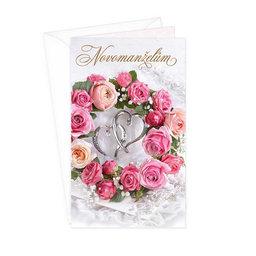 13-6173 Wedding greeting card with money flap CZ