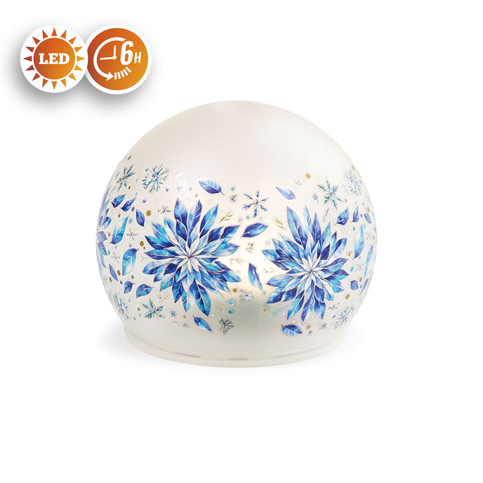 2375-1002 Vánoční dekorace s LED světlem - koule