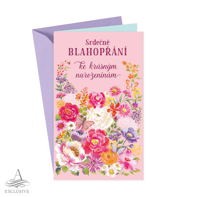 15-6596 Blahopřání gratulační CZ