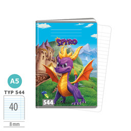 1595-0359 Sešit A5, 40 listů, TYP 544 lic. Spyro