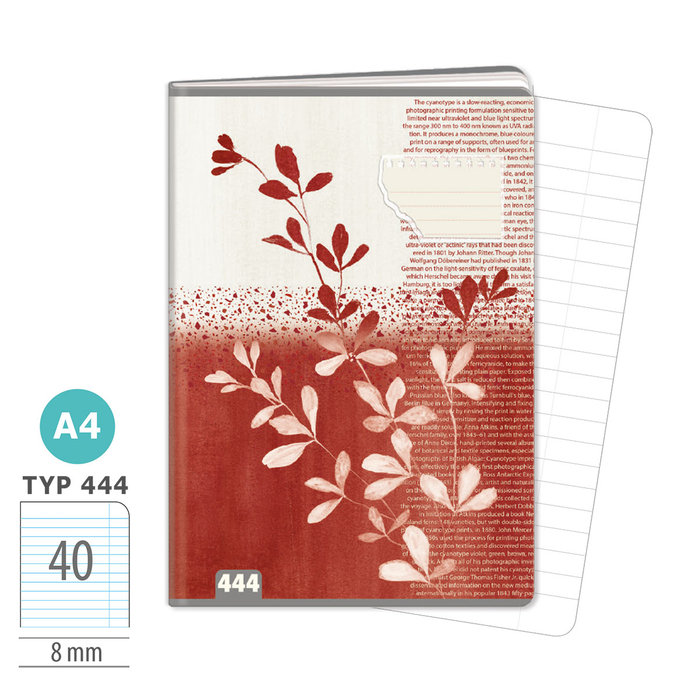 1582-0409-1 Sešit A4, 40 listů, TYP 444 Simply