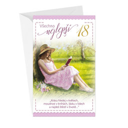 15-6444 Greeting card  CZ/18