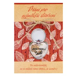 2322-0033 Greeting card with keyring
