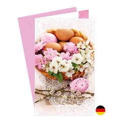 12-667 Easter greeting card DE