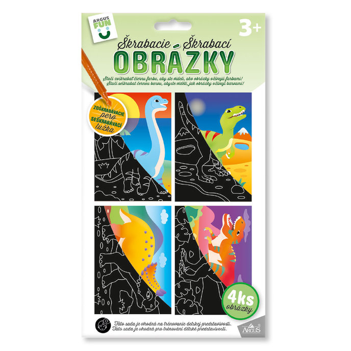 1936-0003 Kreativní sada - Škrabací obrázky