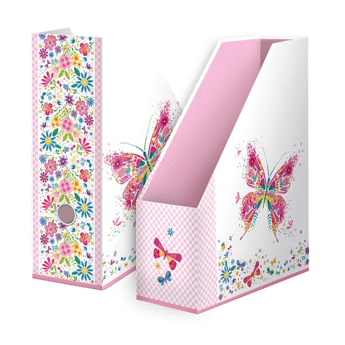 1726-0364 Archivační box Flowers stitch