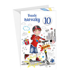 17-6057 Greeting card for children CZ