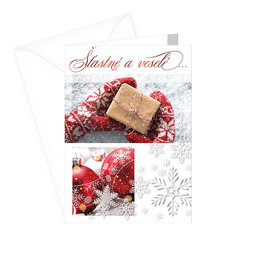 71-677 Christmas greeting card CZ