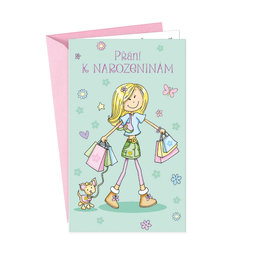 17-6034 Greeting card for children CZ