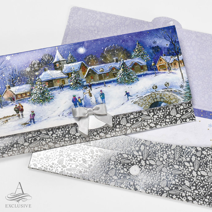 81-6039 Obálka s kartičkou, vánoční