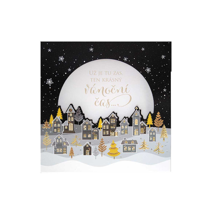 91-028 Christmas greeting card CZ