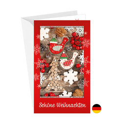 11-6289 Christmas greeting card DE